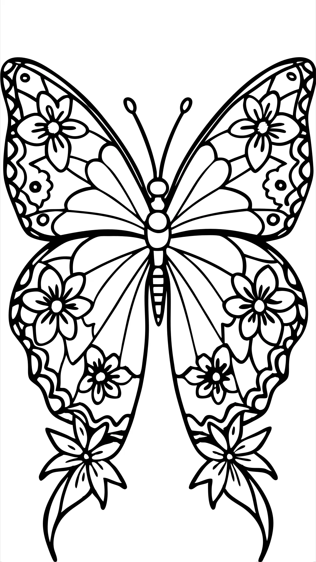 butterfly coloring pages printable